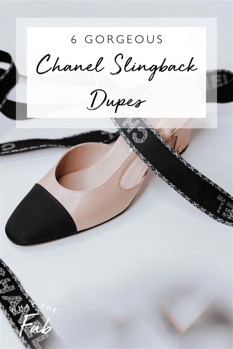 chanel slingback dupe amazon|chanel boots dupe.